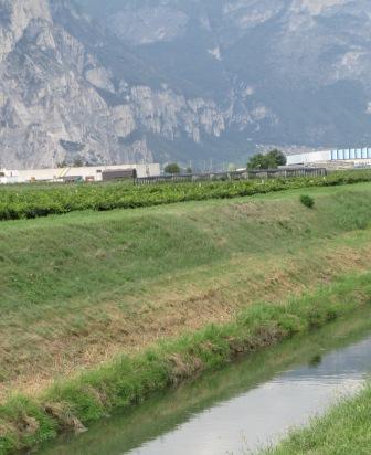 Un tratto della zona interessata